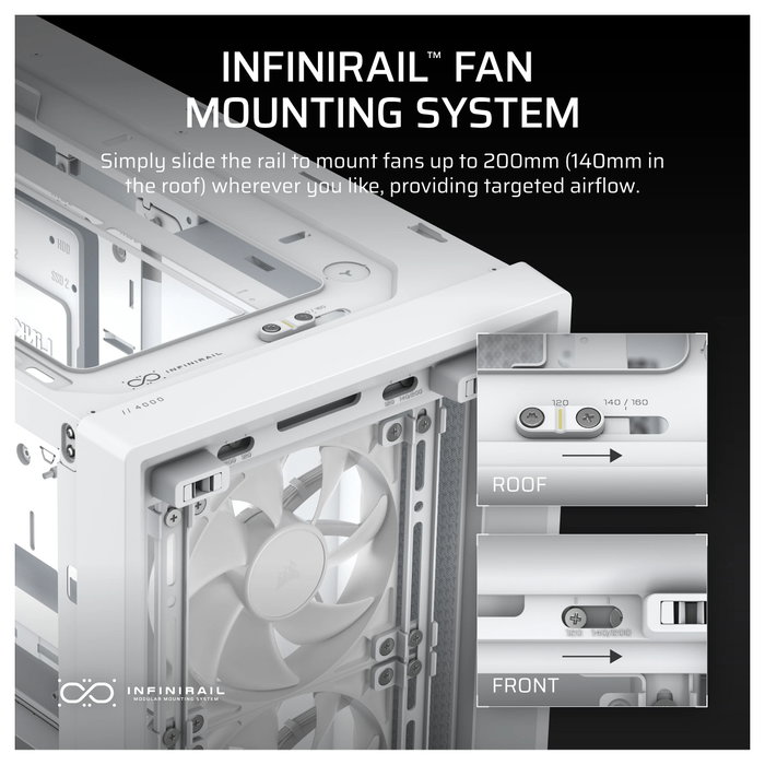 Corsair FRAME 4000D RS Blanco
