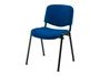 Q-connect Silla Confidente Apilable Tapizada Sin Ruedas 910mm Alto 460mm Largo 440mm Profundidad Azul