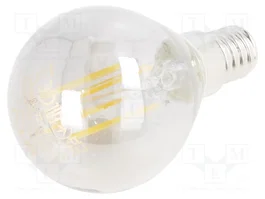 GTV Poland Lámpara LED E14 Gris 4W 2700K