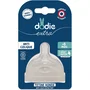 Dodie - Tetina anticólicos multiperforada - Flujo 4 - Para líquido espeso y bebés de 6 meses en adelante