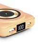 Urban Factory Magnee Power 10000 mAh Cargador inalámbrico magnético con pantalla LCD Albaricoque