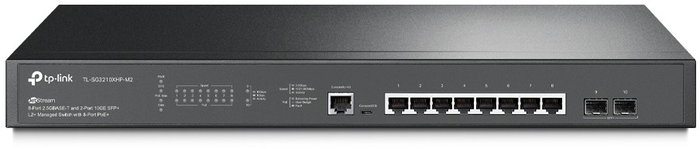 TP-Link Omada SG3210XHP-M2 Switch Gestionado 8 Puertos 2.5G PoE+ y 2 SFP+ 10G