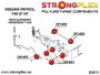 StrongFlex 281483B Trailing Brazo Superior / Inferior Bushing
