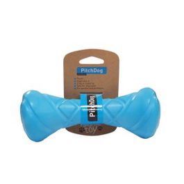 PITCHDOG Game Barbell - Juguete para Perros, Flotante, 70x190mm, Azul