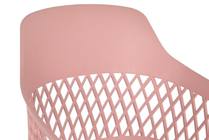 DKD Home Decor Silla PP Rosa