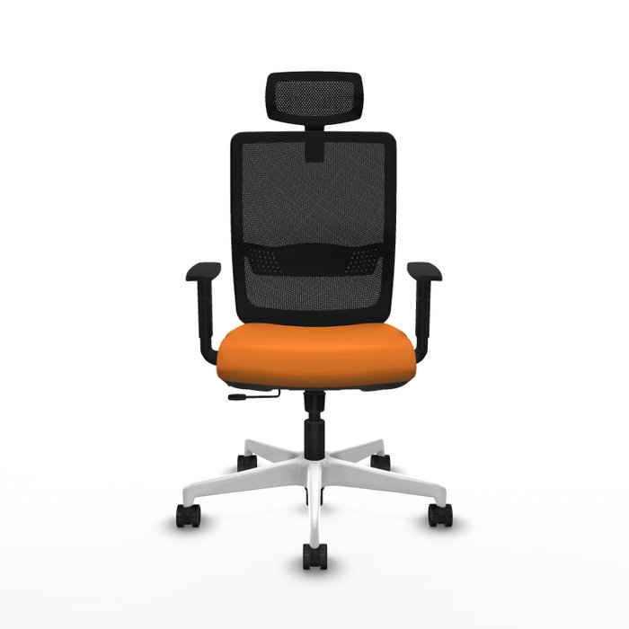 PIQUERAS Y CRESPO Silla de oficina Haches Naranja y Negro PIQUERAS Y CRESPO Silla de oficina Haches Naranja y Negro