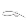 DeLOCK Bridas para cables reutilizables 200 x 4,8 mm - 100 unidades