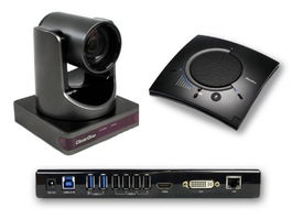 ClearOne COLLABORATE Versa 150 Sistema de Videoconferencia para 25 Personas, 2.07 MP Full HD, Zoom Óptico 12x, Ethernet, Ref. 930-3001-150