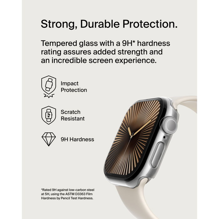Belkin Protector de Pantalla de Cristal Templado Curvo Serie 10 42mm