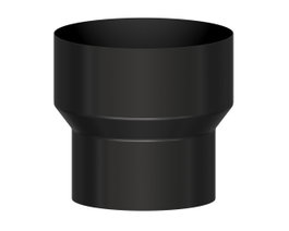 Estufa de reducción/ampliación vitrificada negro 150Ø-200Ø