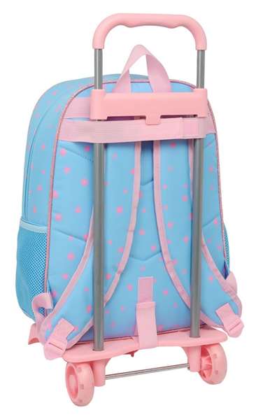 Safta Mochila Infantil 180+Carro 905 Stitch "Happy" 33x42x14 Cm