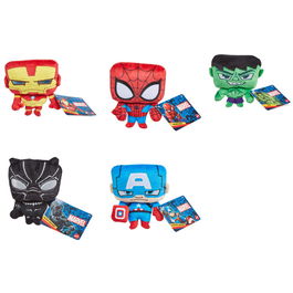Mattel Marvel Surtido Peluches 20 cm Iron Man Hulk Pantera Negra Capitan America Spiderman