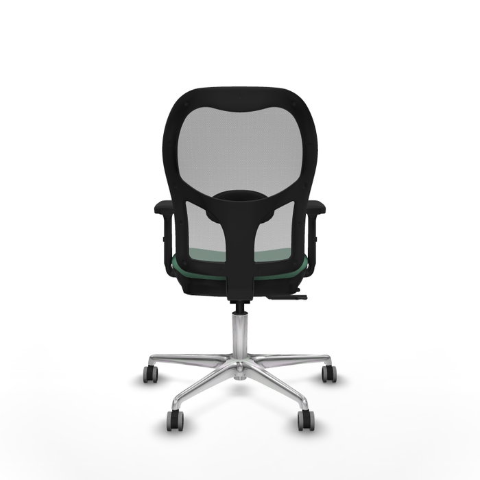 PIQUERAS Y CRESPO Silla de oficina Jorquera con mecanismo Sincro/Traslack, Verde esmeralda y Gris PIQUERAS Y CRESPO Silla de oficina Jorquera con mecanismo Sincro/Traslack, Verde esmeralda y Gris