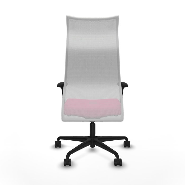 PIQUERAS Y CRESPO Sillón Albacete Rosa y Blanco con Mecanismo Sincro