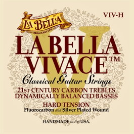 Juego de Cuerdas La Bella para Guitarra Clásica Tensión Fuerte