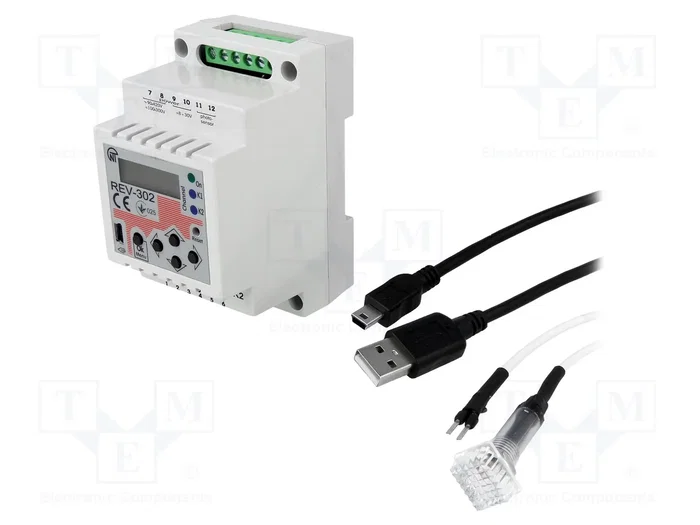 NOVATEK ELECTRO Relé de tiempo REV-302 DPDT 16A 8÷30VDC NOVATEK ELECTRO Relé de tiempo REV-302 DPDT 16A 8÷30VDC