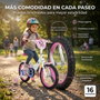 Huffy Bicicleta Minnie Niña 16 Pulgadas (5-8 Años) - Tamaño 16" - Bicicleta Infantil con Ruedas de Entrenamiento