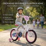 Huffy Bicicleta Minnie Niña 16 Pulgadas (5-8 Años) - Tamaño 16" - Bicicleta Infantil con Ruedas de Entrenamiento