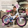 Huffy Bicicleta Minnie Niña 16 Pulgadas (5-8 Años) - Tamaño 16" - Bicicleta Infantil con Ruedas de Entrenamiento