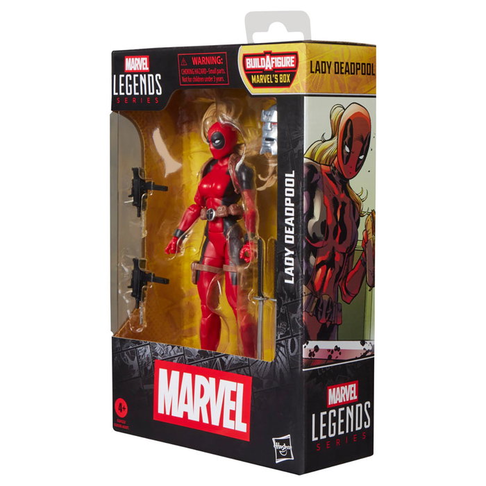 Hasbro Marvel Legends Lady Deadpool (Build A Figure: Box) 15 cm Hasbro Marvel Legends Lady Deadpool (Build A Figure: Box) 15 cm