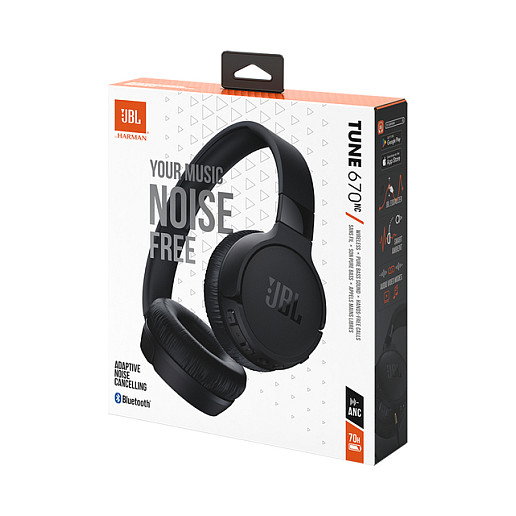 JBL Tune 670NC Auriculares Inalámbricos Negros JBL Tune 670NC Auriculares Inalámbricos Negros