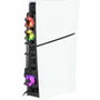 Konix Ventilador de refrigeración para PS5 Slim con iluminación LED RGB y puerto USB 3.0 - Negro
