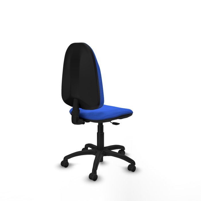 PIQUERAS Y CRESPO Silla de oficina Algarra, Tela Azul, Sin brazos