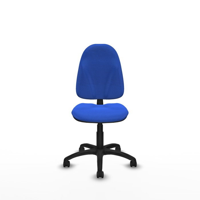 PIQUERAS Y CRESPO Silla de oficina Algarra, Tela Azul, Sin brazos