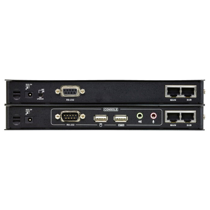 Aten Extensor KVM CE604 DVI Dual Monitor USB con Audio y RS-232