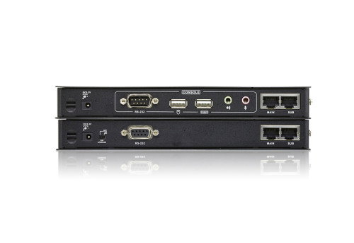 Aten Extensor KVM CE604 DVI Dual Monitor USB con Audio y RS-232