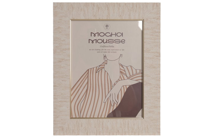 DKD Home Decor Set de 4 Marcos de Fotos Mocha Mouse 15x20 cm