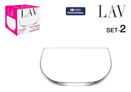 LAV Set 2 Bolsas Cleo 620 cc (ø11,5xh6,5cm) (6 Cajas)