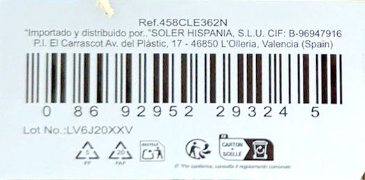 LAV Set 2 Bolsas Cleo 620 cc (ø11,5xh6,5cm) (6 Cajas)