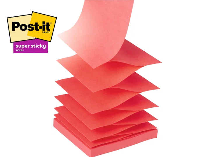 Post-it Soporte bloc de notas adhesivas con diseño de gato, 76x76 mm Post-it Soporte bloc de notas adhesivas con diseño de gato, 76x76 mm