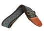 Correa Gaucho Auténtico Deluxe Tradicional para Guitarra 50 mm Hebilla Latón Bk/Bu