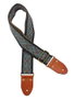 Correa Gaucho Auténtico Deluxe Tradicional para Guitarra 50 mm Hebilla Latón Bk/Bu