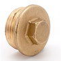 Metalgrup Tapon Ciego M 3/8" - Tapón Macho Ciego de Latón para Tubería de 3/8 Pulgada