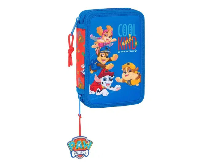 Safta Plumier Paw Patrol Cool de doble compartimento con 29 piezas