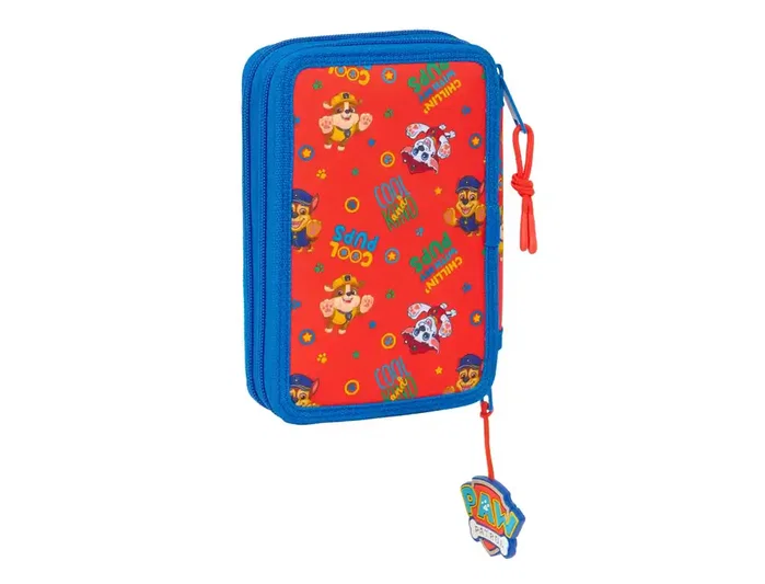 Safta Plumier Paw Patrol Cool de doble compartimento con 29 piezas
