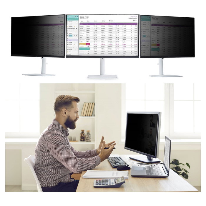 StarTech 215M9-PRIVACY-SCREEN Filtro de Privacidad Magnético para Monitor 21.5" 16:9 - Extraíble, Antirreflejos, Filtro Luz Azul, TAA