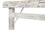 DKD Home Decor 2c24 Mesa Centro Plegable Blanco Madera Reciclada 147 x 73 x 47 cm