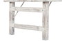 DKD Home Decor 2c24 Mesa Centro Plegable Blanco Madera Reciclada 147 x 73 x 47 cm