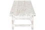 DKD Home Decor 2c24 Mesa Centro Plegable Blanco Madera Reciclada 147 x 73 x 47 cm