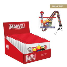 Cerdá Set De Papelería Colgante Marvel Rojo