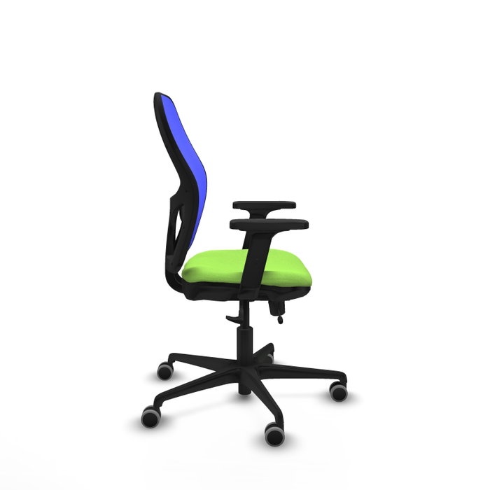 PIQUERAS Y CRESPO Silla de oficina Jorquera con mecanismo Sincro/Traslack, Tela Pistacho y Malla Azul PIQUERAS Y CRESPO Silla de oficina Jorquera con mecanismo Sincro/Traslack, Tela Pistacho y Malla Azul