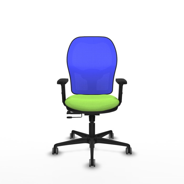 PIQUERAS Y CRESPO Silla de oficina Jorquera con mecanismo Sincro/Traslack, Tela Pistacho y Malla Azul PIQUERAS Y CRESPO Silla de oficina Jorquera con mecanismo Sincro/Traslack, Tela Pistacho y Malla Azul