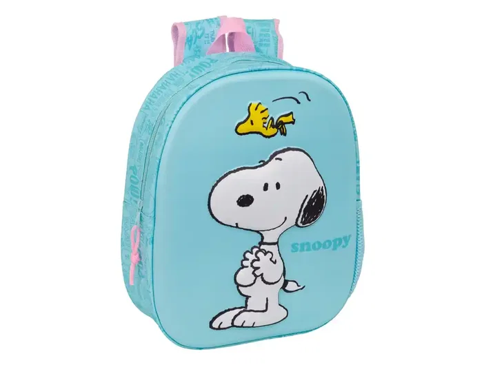 Safta Mochila 3D Snoopy 27x33x10cm