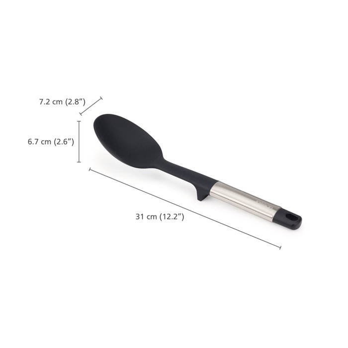 Joseph Joseph Elevate Cuchara Sólida de Acero Inoxidable y Silicona