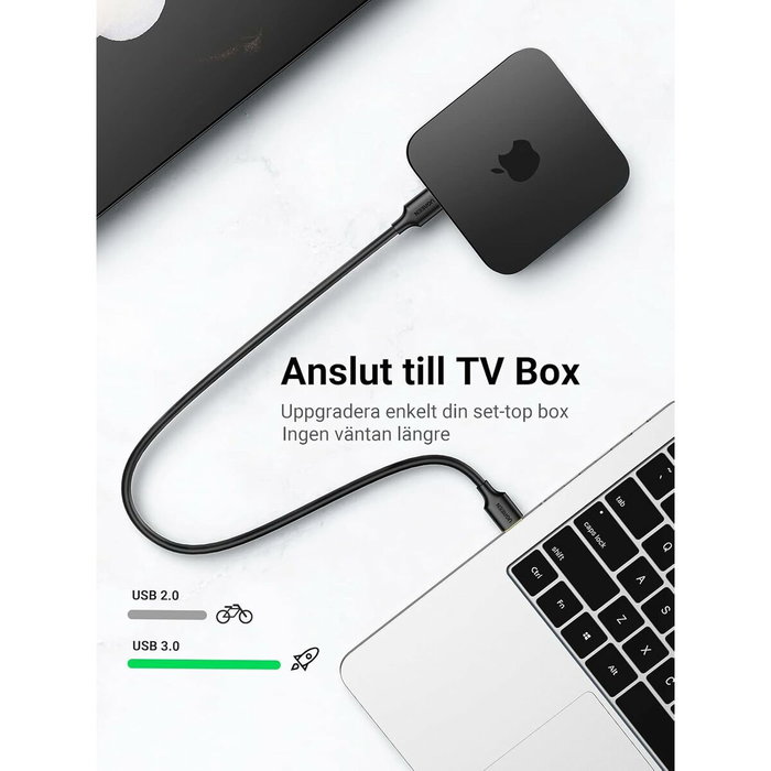 UGREEN Adaptador de red USB-C a Gigabit Ethernet 50737, Plata