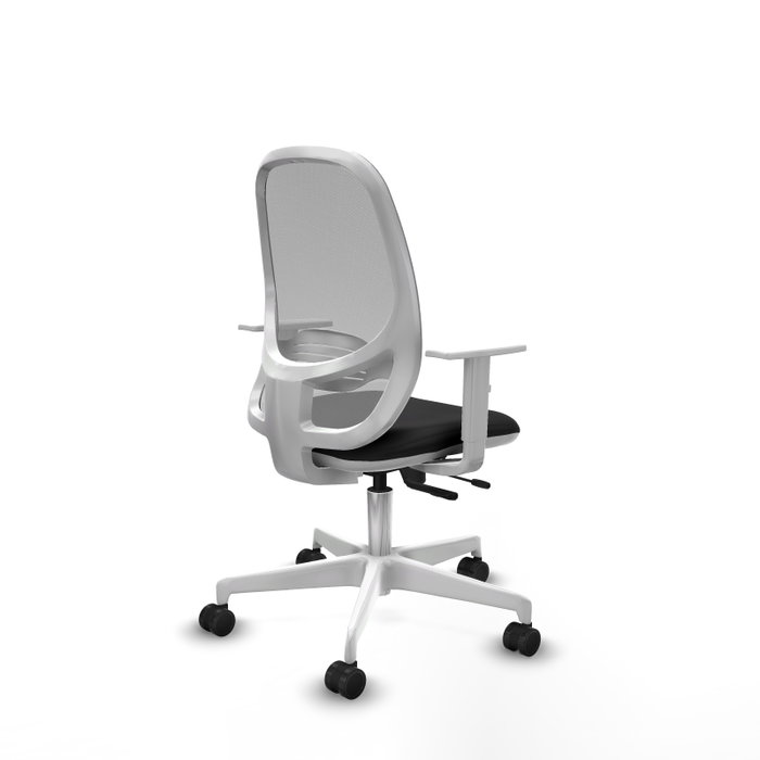 PIQUERAS Y CRESPO Silla de oficina Cilanco con mecanismo Sincro/Traslack, Similpiel Negro y Malla Gris PIQUERAS Y CRESPO Silla de oficina Cilanco con mecanismo Sincro/Traslack, Similpiel Negro y Malla Gris